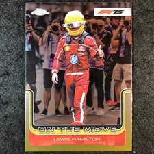 2025 Topps Chrome F1 LEWIS HAMILTON Base On the Move #191