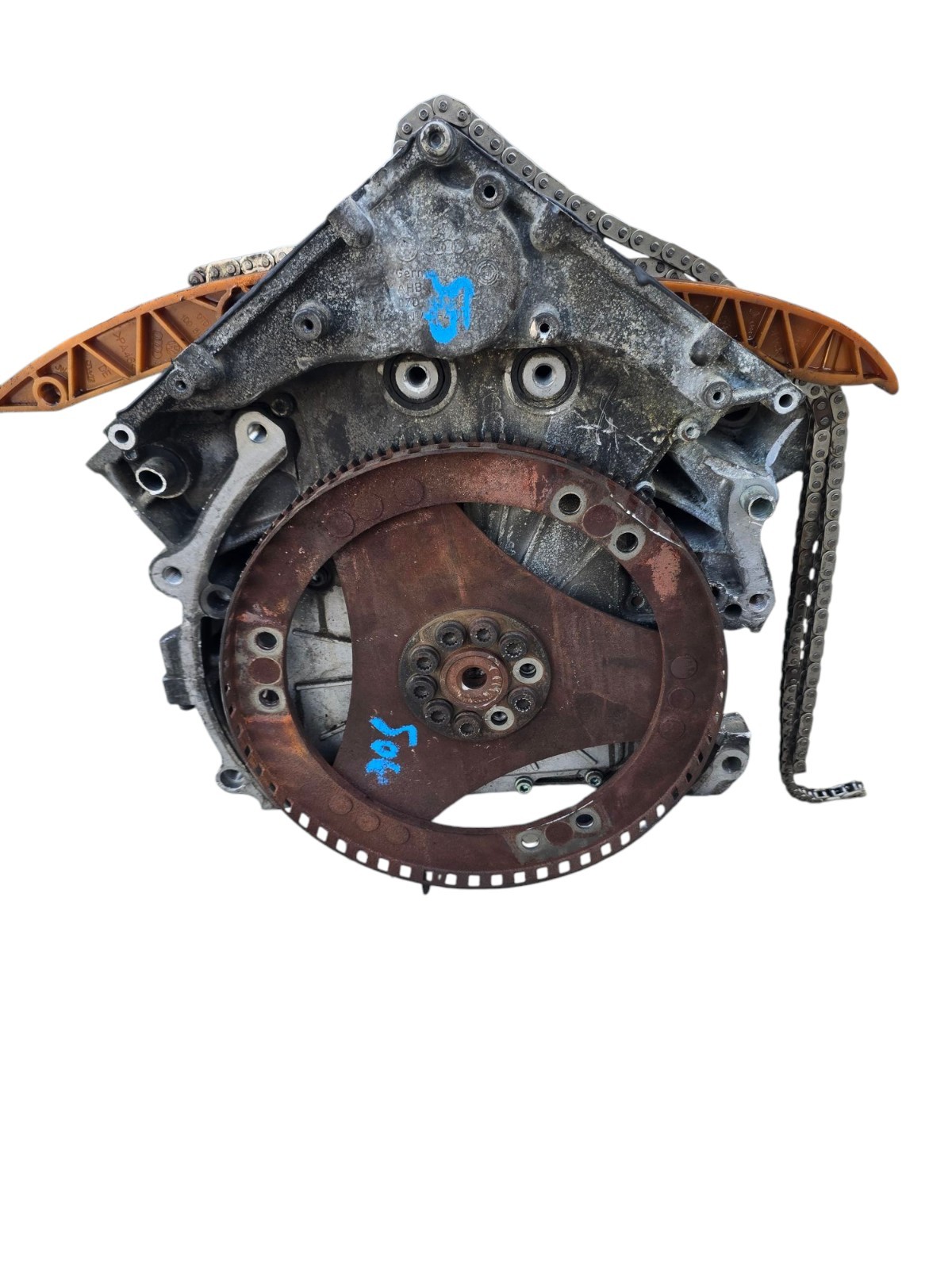 03-12 Bentley Continental GTC Flying Spur 6.0L Engine Motor Block OEM 52k