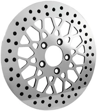 Bikers Choice - M-RT-2160 - Mesh Style Polished Brake Rotor 11.5 Diameter 601964