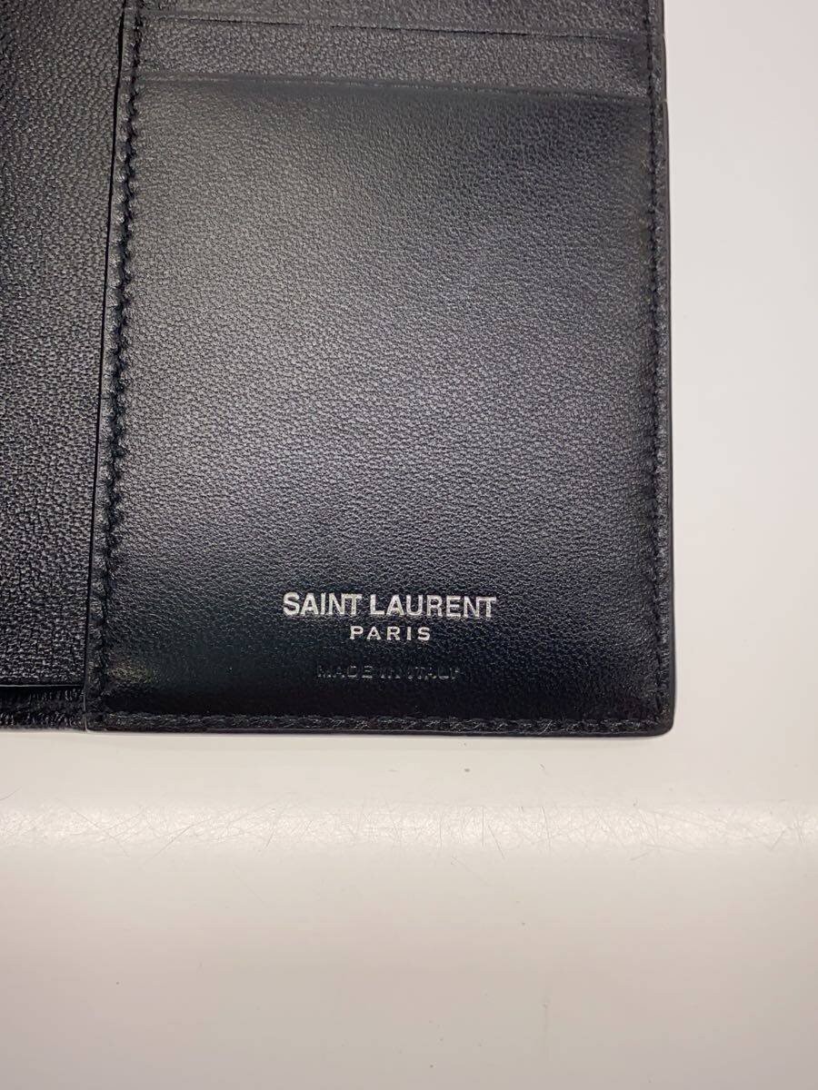 SAINT LAURENT Saint Laurent Card Case Leather Black Men's thumbnail 3