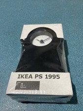 IKEA Black Metal Keyhole 6 Clock Cabinet Shel...
