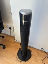 VonHaus 31" Portable Tower Fan 60 watt  - Black  (2500491)  No remote control