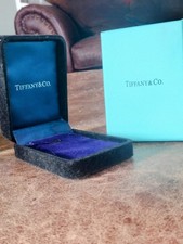 Tiffany Co. 2 Pc Velvet Necklace Display Box Blue Box More Sold Separately