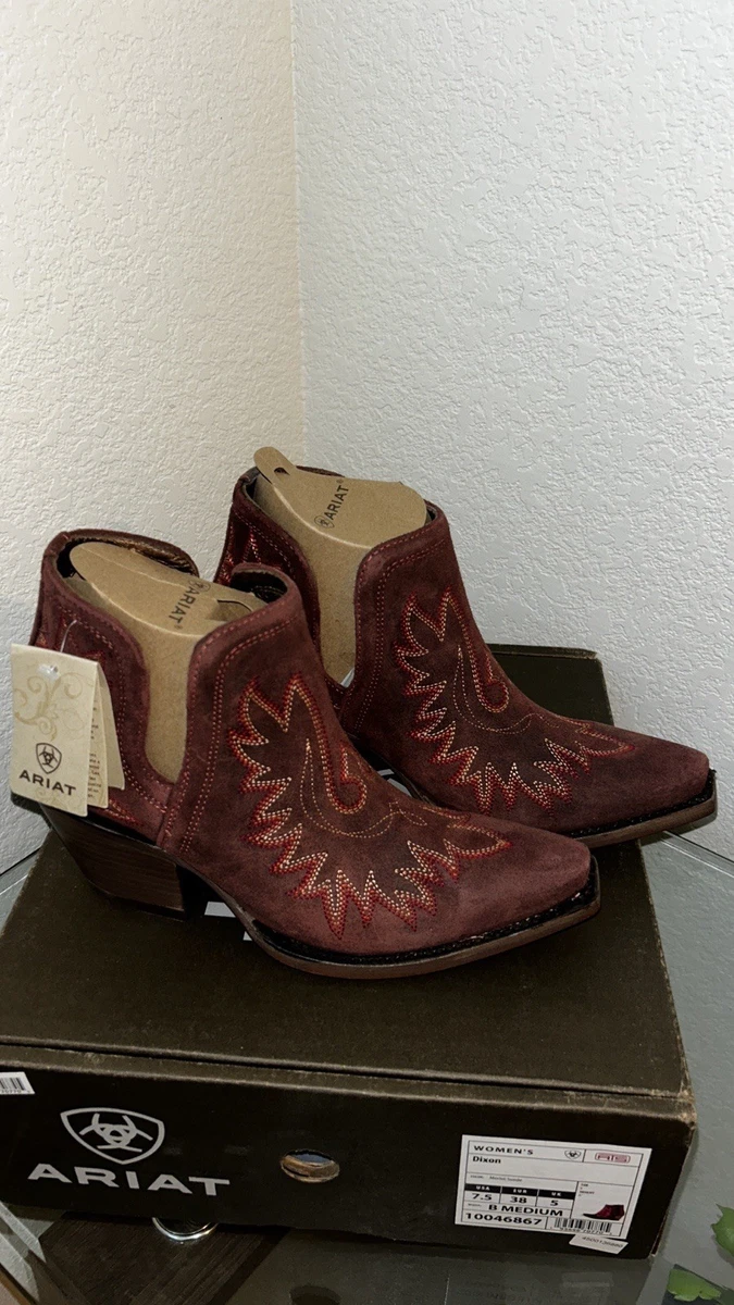 Ariat Red Mid (2-2.9 in) Heel Height Boots for Women for sale | eBay