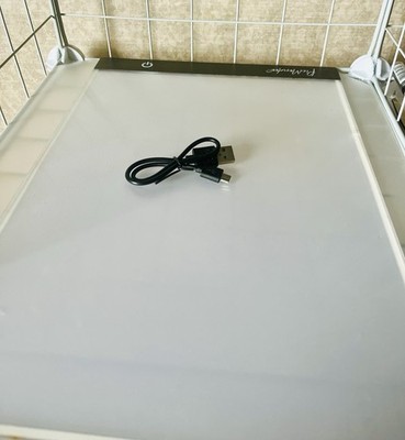 Diamond Painting LED-Pad Unterlage A4 Lampe Licht inkl Kabel, Picmondoo Zubehör