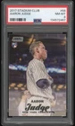PSA 8 Aaron Judge 2017 Topps Stadium Club #64 Rookie RC