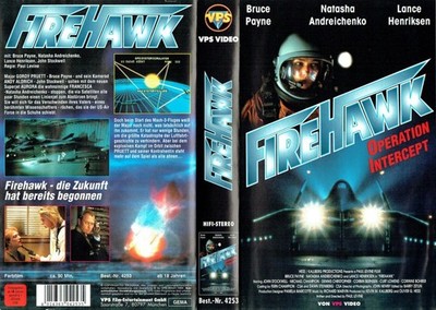 (FSK 18) VHS Videokassette - Firehawk - Operation Intercept - Große Box - VPS