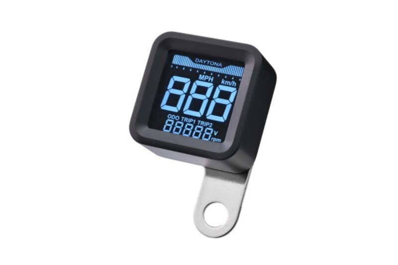 Compteur digital DAYTONA Cube LCD tachymètre moto universel étanche