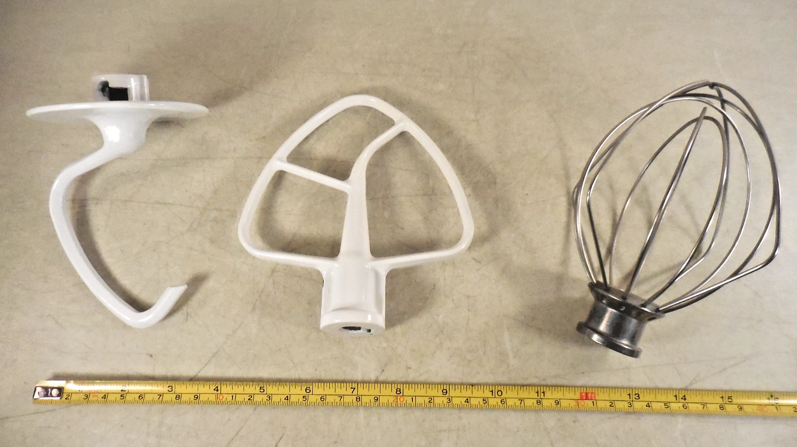 KITCHENAID Mixer 3 PC Mixing Attachments Accesss Whisk Paddle Hook Replacements*