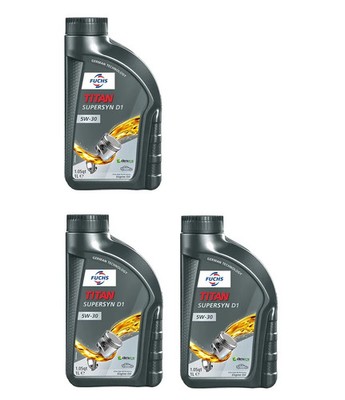 Fuchs Titan Supersyn D1 5W-30 Motoröl 3Liter 