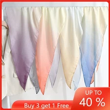 Gradient Hijab Neck Scarf Wrap Women Head Cover Shawls Fashion Headscarf Scarves