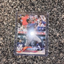 2018 Topps Update Series Ronald Acuna Jr #US250 Rookie Card RC Braves. rookie card picture