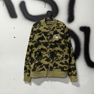 Bape OG 1st camo zip up varsity jacket. | eBay