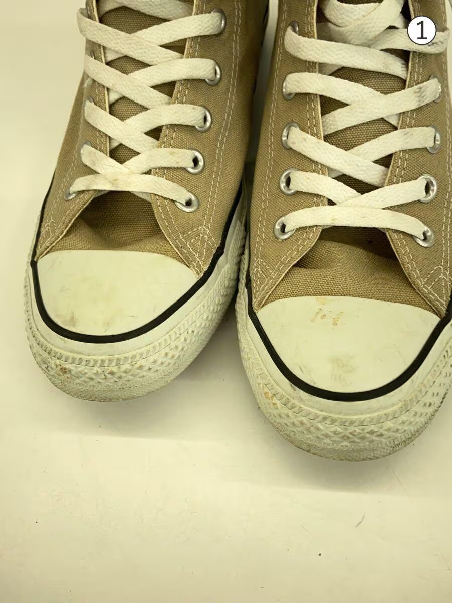Converse High-Cut Sneakers/27.5Cm/Beg/Canvas BAQ45 thumbnail 6