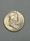 1951-S San Francisco Franklin Half Dollar, US 50c Silver Coin