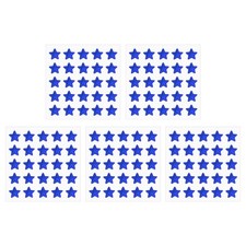 5 Sheet Star Gem Stickers 10mm, Self Adhesive Jewel Sticker Dark Blue