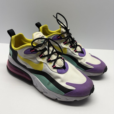 Nike Air Max 270 React Geometric Abstract AO4971-101 Men s 8.5 Women s 10