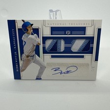 Bobby Witt Jr 2020 PANINI NATIONAL TREASURES ROOKIE PATCH AUTO /2 🇺🇸 #GGS-BW