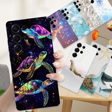 Rubber Phone Case Cover For Samsung Galaxy S25 Plus S24 S23 A54 A53 Trendy Print