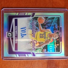 2024-25 Donruss Optic Signature Series Maxwell Lewis Holo Auto #SS-LEW Lakers