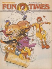 McDonald&rsquo;s McDonaldland 1980 FUNTIMES Magazin Besch&auml;ftigung Gesellschaftsspiele