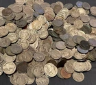 Lot of 200 CULL Buffalo Nickels P D S 5 ROLLS - AG / G / WORN / DAMAGED COINS