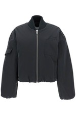 Ganni Short Oversized Bomber Jacket Women's Jacket