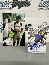 ITSUKI TAKEMOTO SIGNED AUTOGRAPHED BASEBALL ON CARD 2022 LEAF PERFECT GAME-COA
