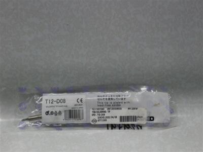 Hakko T12-D08 T12D08 Soldering Tip Shape-0.8D NEW 30 Days Warranty