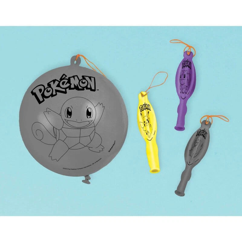 Set De 28 Globos De Látex Pokémon | Fiesta Temática | Regalos Para Fans | Nuevo Y Sin Usar