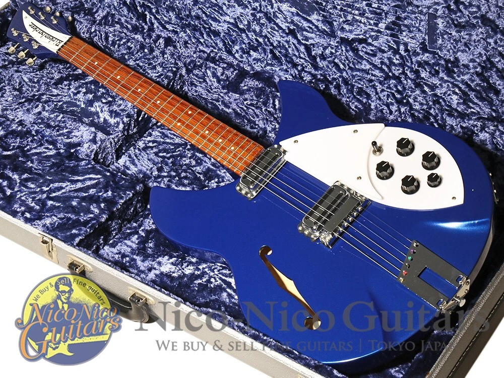 Rickenbacker 1997 Rose Morris Reissue Midnight Blue USA 2000 Semi Hollow m3741