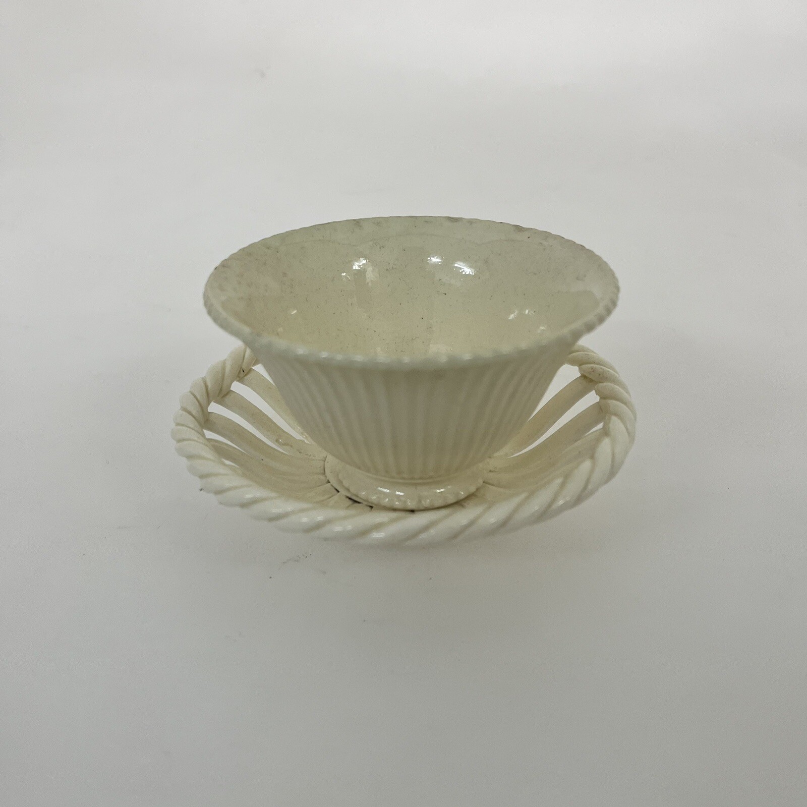 LEEDS CREAMWARE TEACUP AND SAUCER, CIRCA 1780 eBay