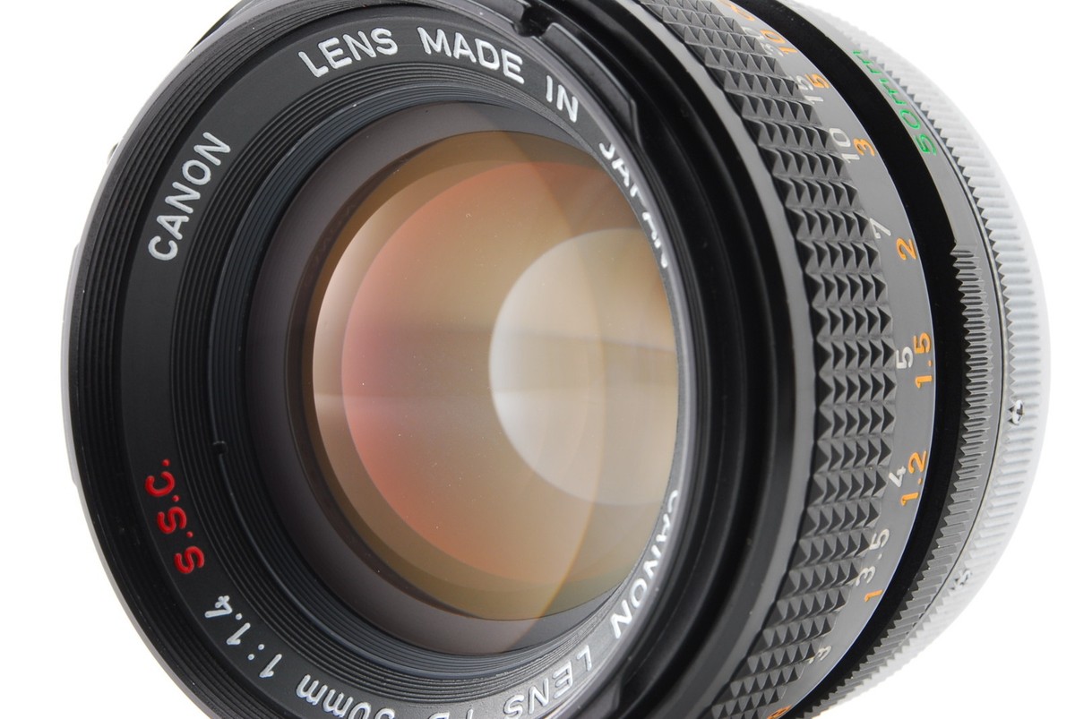 Near MINT] CANON FD F/1.4 S.S.C. 50mm from Japan Free/S
