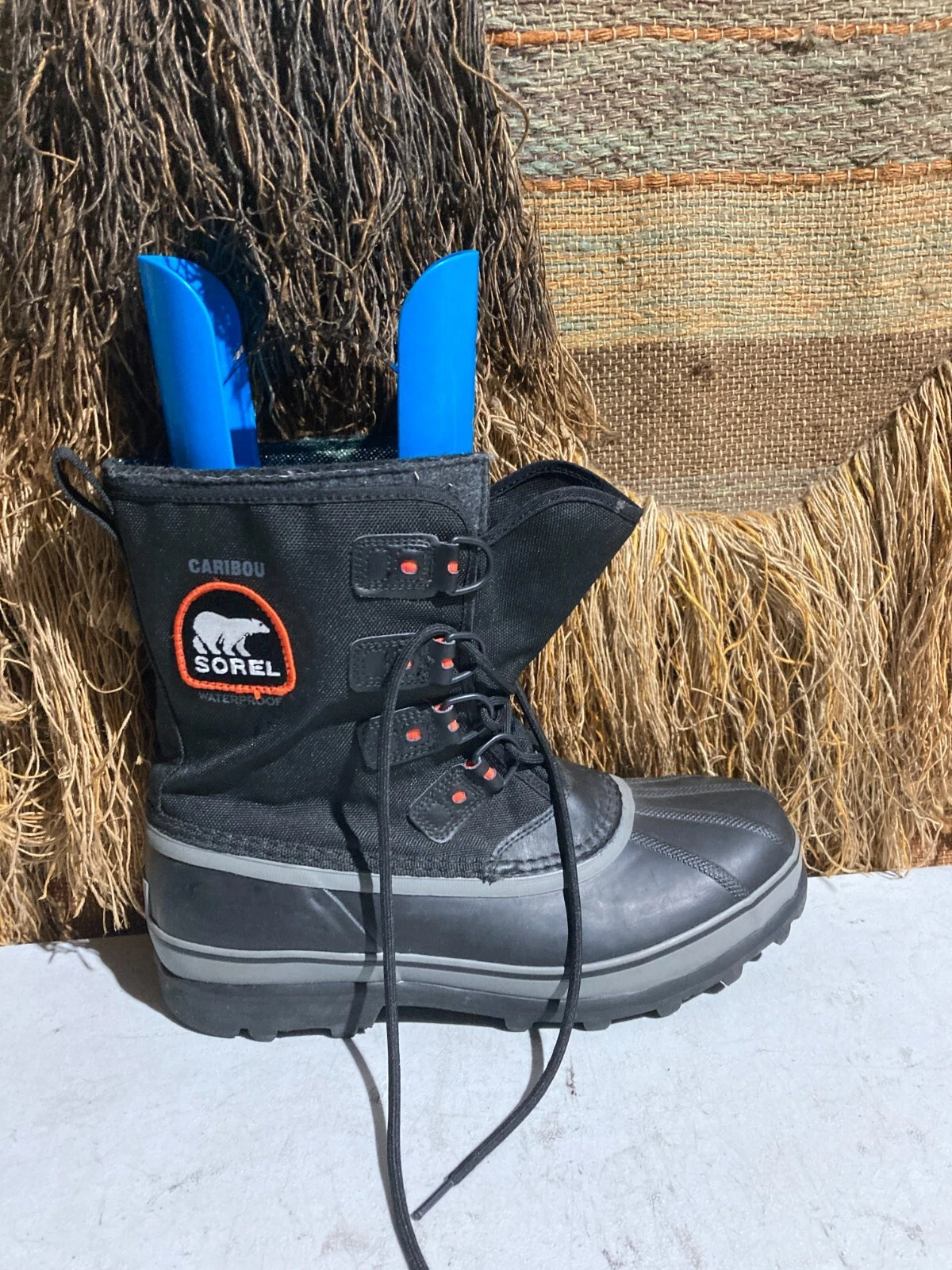 Sorel Men's Caribou Snow Boots Black, Size 11.5 M