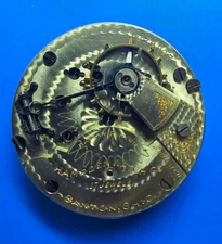 18 SIZE HAMPDEN 17 JEWEL GRADE 64 MODEL 3 POCKET WATCH MOVEMENT PARTS