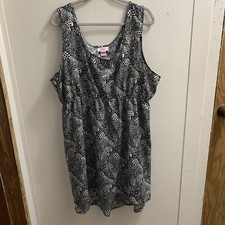 Lily Diamonds Dress Black 3XL Pit To Pit 24” Length 39”