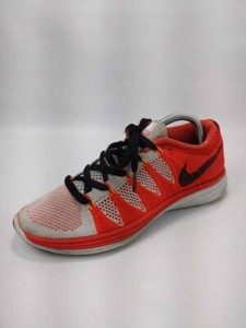 Nike Mens Flyknit Lunar 2 Running Shoes Red 620465-006 Lace Up Low Top 8 EU  41 | eBay