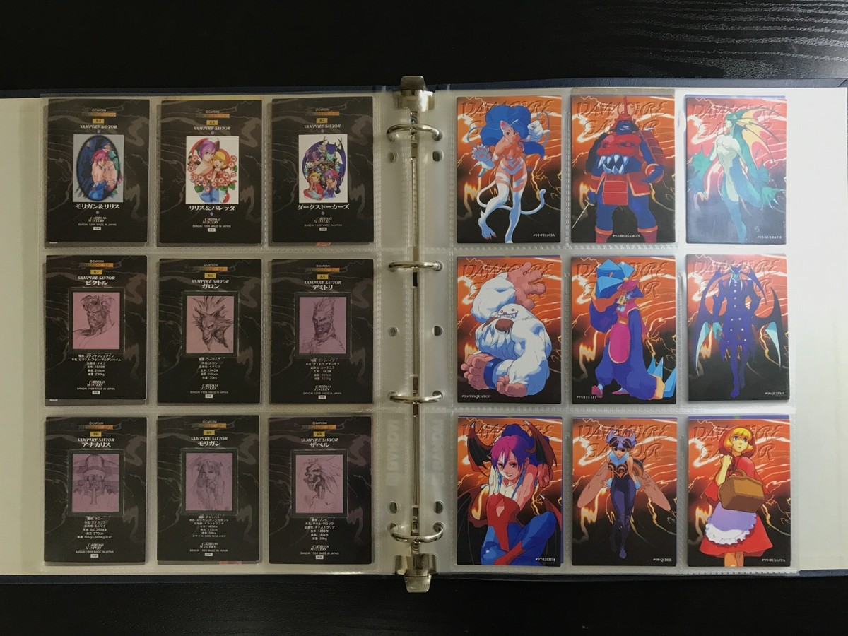 Full complete set ALL CAPCOM WORLD '98 TCG Card BANDAI JAPAN Full complete set ALL CAPCOM WORLD '98 TCG Card BANDAI JAPAN
