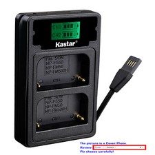 Kastar Battery LZD2 Charger for Sony NP-FM50 BC-VM50  Sony HDR-HC1 HDR-SR1