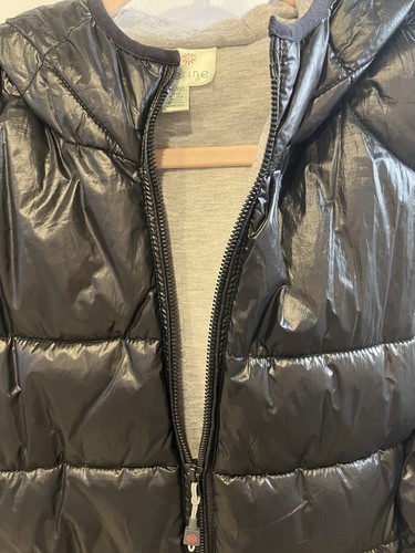 TANGERINE PUFFER VEST WOMENS SIZE XL/XXL BLACK HOODIE ACTIVEWEAR SPORTSWEAR - Picture 2 of 8