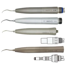 Sonic S Dental Hygienist Air Scaler Handpiece 2/4 Hole NSK Kavo Coupling+ 3Tips