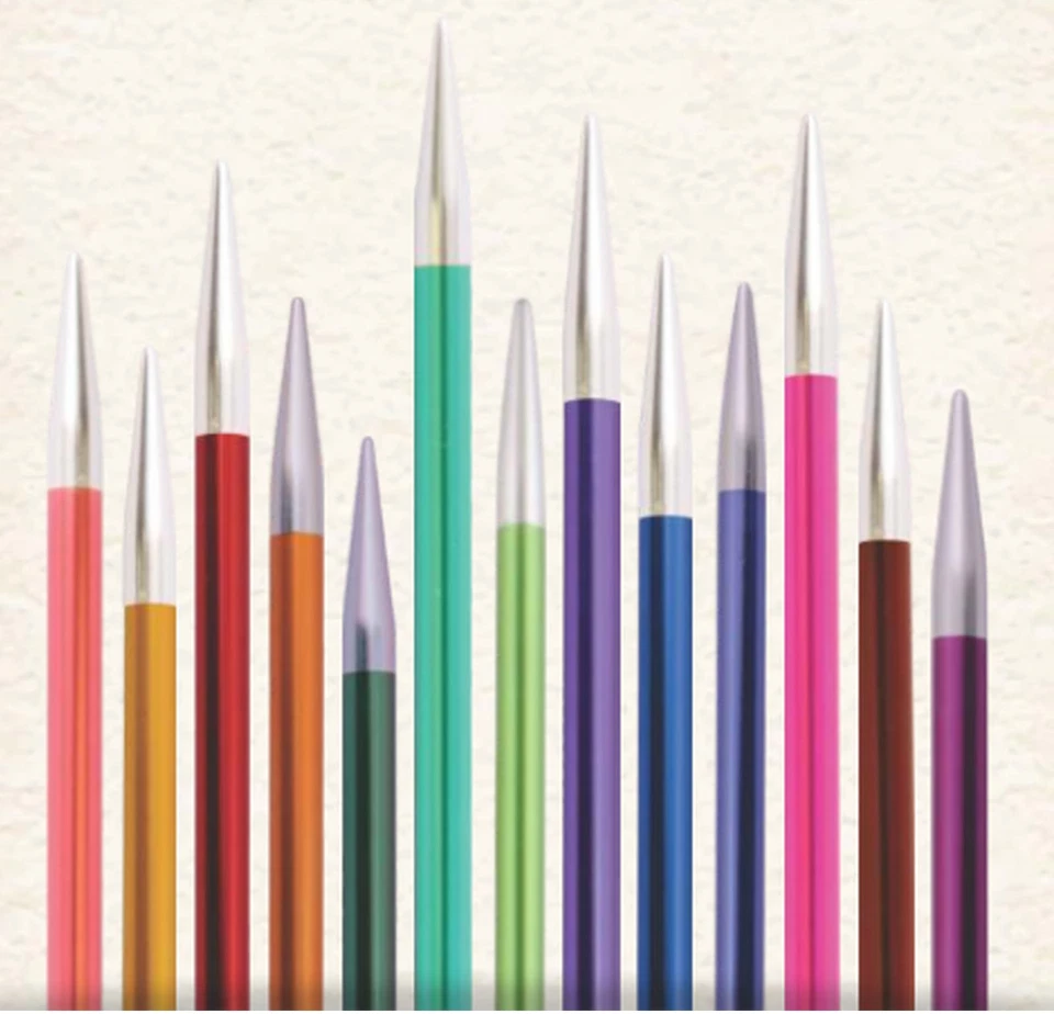 KnitPro Zing austauschbare Nadelspitzen alle Größen - lang - 3,0 - 8,00mm - Bild 2 von 3