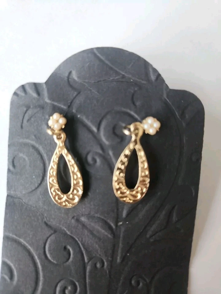 Pendientes colgantes con perlas semilla GT 1928  Foto 4 de 4