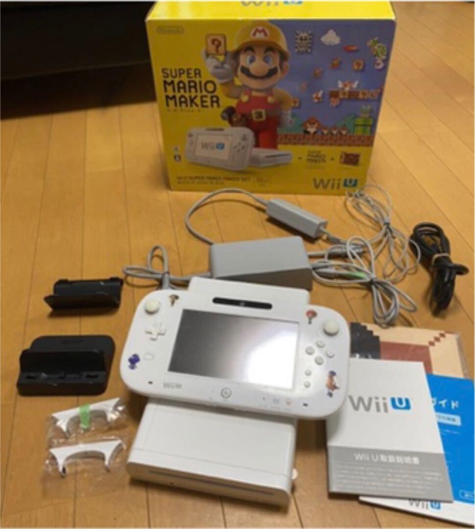 Wii U Super Mario Maker Set 32GB,白 Nintendo Wii U Game Console With Super Mario Maker Set White