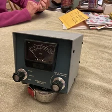 Vintage VSWR  Amateur Radio Heathkit HM-102 SWR POWER WATT METER WATTMETER BinF4