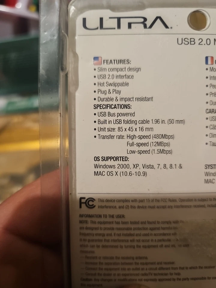 USB 2.0 Multi-Card Reader Writer SD SDHC Micro SD MS PRO DUO M2 MMC Windows MAC - Image 3 of 4