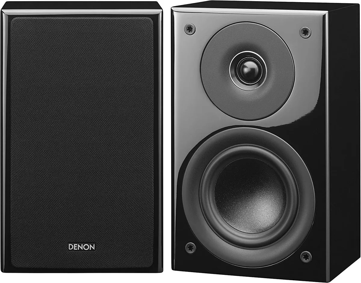 Denon SC-A37 Bookshelf Theater Speaker Black Surround High