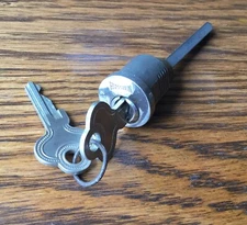 1920s 1930s Russwin LOCK CYLINDER w/KEYS vtg NOS early antique-