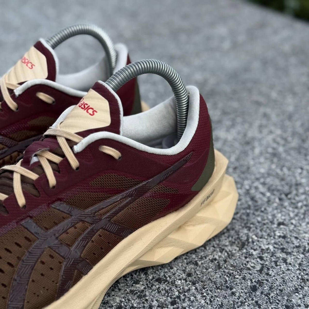 Rare ASICS x AFFIX Novablast Sneakers US 7 EU 40 Burgundy Brown FF