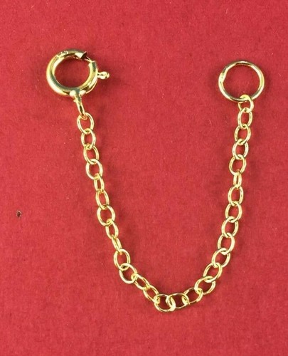 9ct Gold Extender Safety Chain Bracelet 
